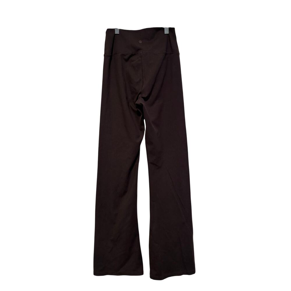 Brown High Waist Flared Leggings Size S - Picture 6 of 7